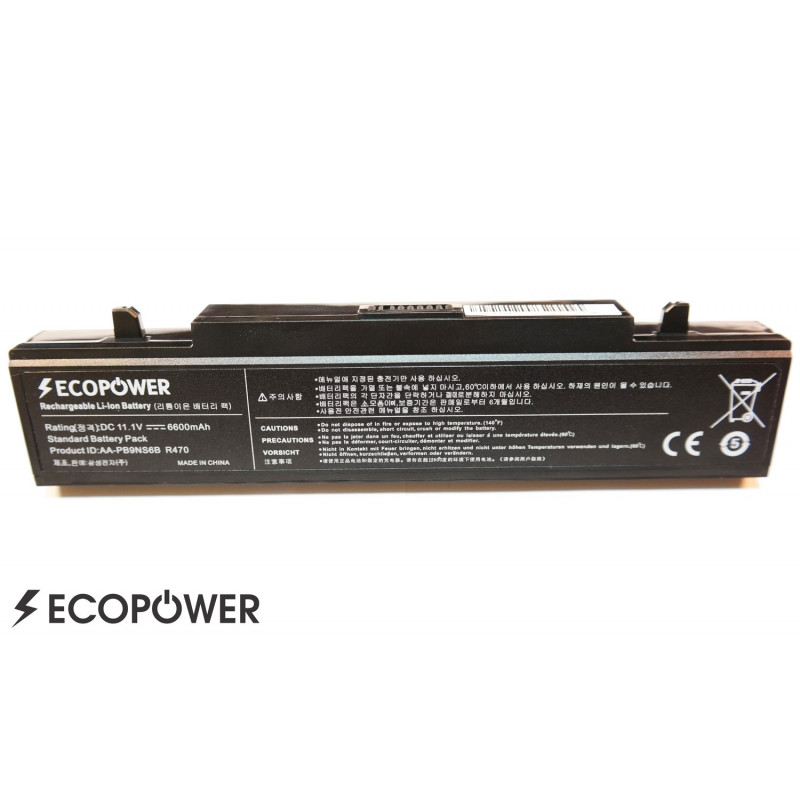 Samsung AA-PB9NC6W AA-PB9NC6B EcoPower 9 celių 6600mah baterija