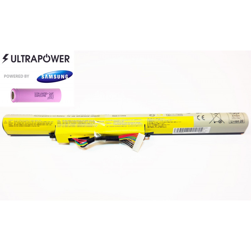 Lenovo battery l12s4k01 l12m4f02 Ideapad Z400 Z410 P400 Z500 Z510 P500 2600mAh UltraPower