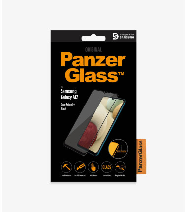 PanzerGlass Samsung, Galaxy A12, Black, Case Friendly