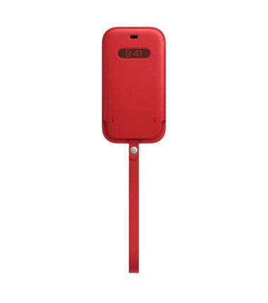 iPhone 12 mini Leather Sleeve with MagSafe - (PRODUCT)RED