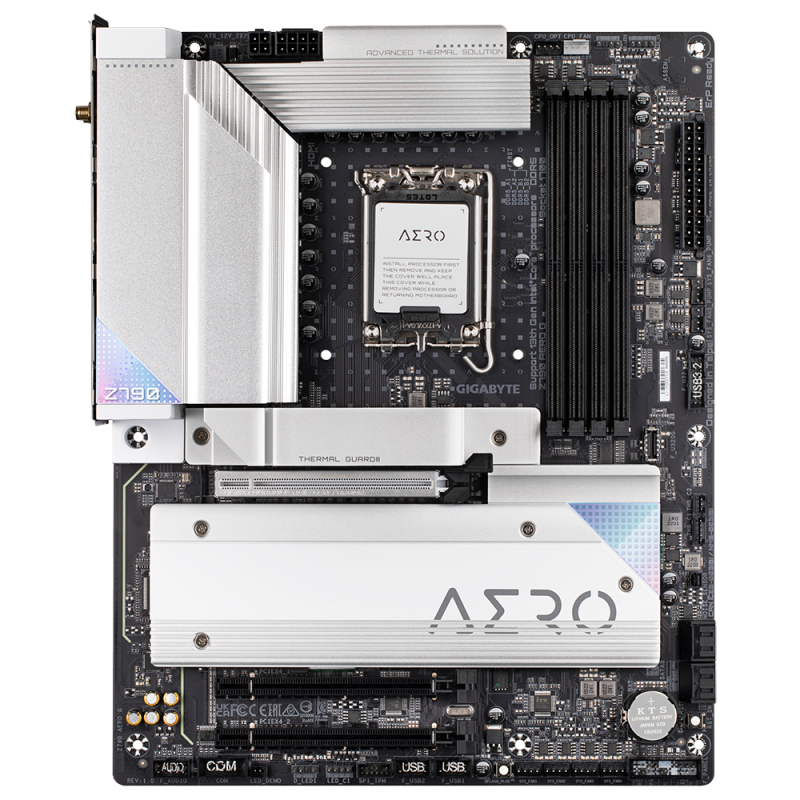 Gigabyte Z790 AERO G 1.0 M/B Processor family Intel, Processor socket  LGA1700, DDR5 DIMM, Memory slots 4, Supported hard disk d