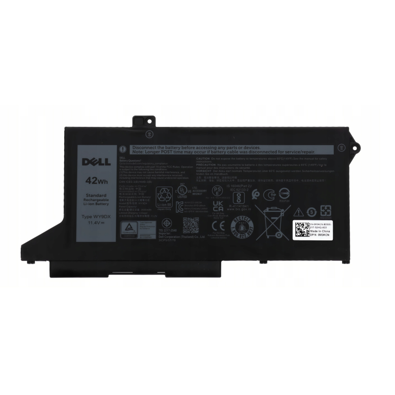 Dell original battery M3KCN WY9DX 0WY9DX 0M3KCN Latitude 5520 5420 Precision 3560 42Wh label
