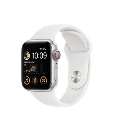 Apple Watch SE MNPP3UL/A 40mm, GPS (satellite), Retina LTPO OLED, Touchscreen, Heart rate monitor, Waterproof, Bluetooth, Wi-Fi,