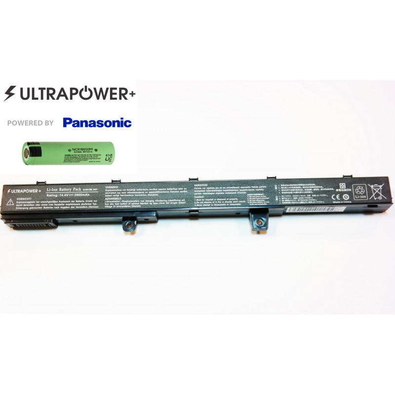 Asus A41N1308 X451 X451CA X551 X551M X551CA 4 celių 2900mah baterija UltraPower+