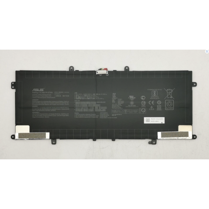 Asus original battery C41N1904 ZenBook FLIP 67Wh label view