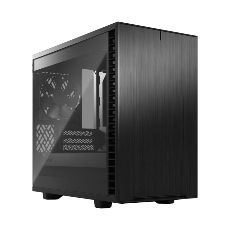 Fractal Design Define 7 Nano Black TG Light Tint, Mini ITX,  Mini-DTX, Power supply included No