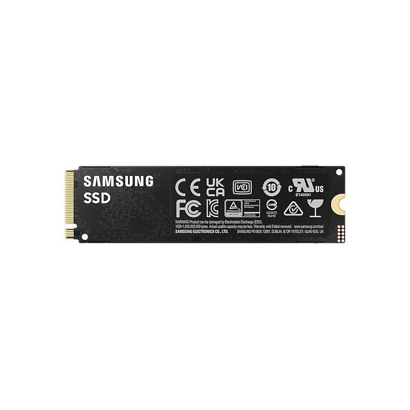 Samsung 990 PRO 2000 GB, SSD form factor M.2 2280, SSD interface PCIe Gen4x4, Write speed 6900 MB/s, Read speed 7450 MB/s