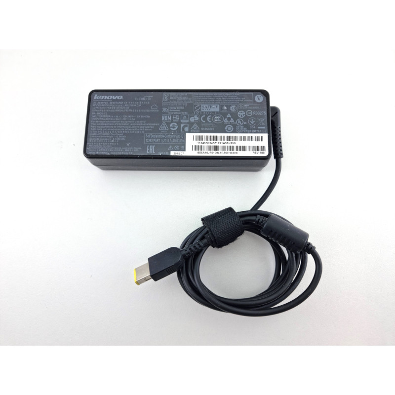 Lenovo 90W Slim Tip maitinimo adapteris 20V 4.5A su laidu (originalus, naudotas)