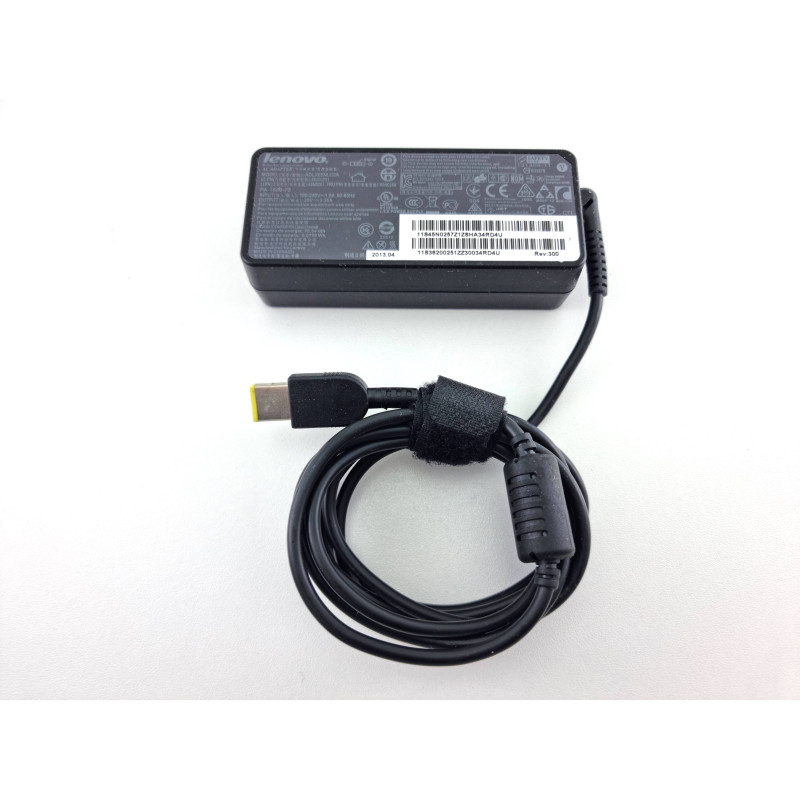 Lenovo genuine charger 20V 3.25A 65W slim tip USED