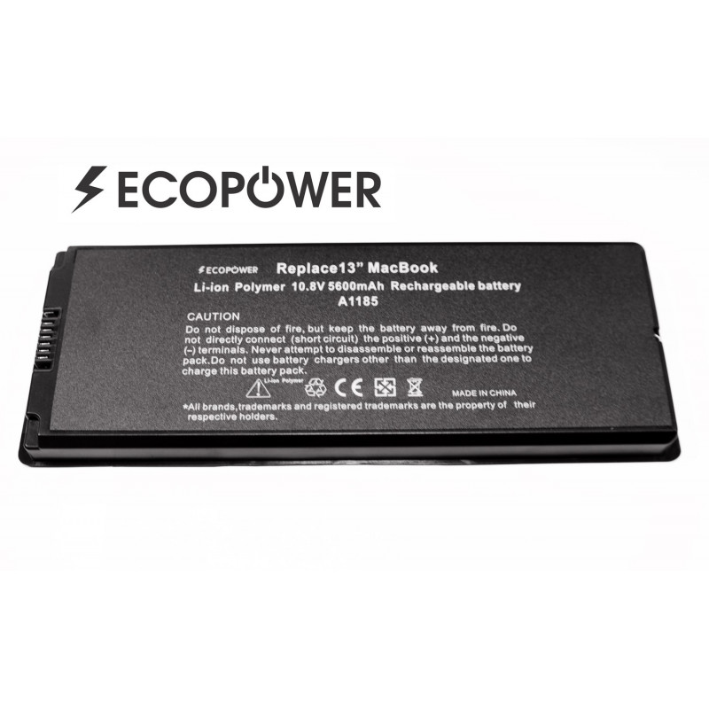 Apple A1185 EcoPower black battery