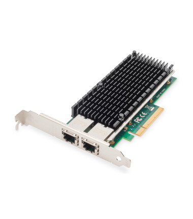 Digitus 10Gbps Dual Port Ethernet Server adapter PCIe X8, Intel X540 BT2 DN-10163