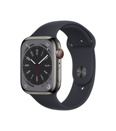 Apple Watch Series 8 MNKU3UL/A	 45mm, Smart watches, GPS (satellite), Retina LTPO OLED, Touchscreen, Heart rate monitor, Waterpr