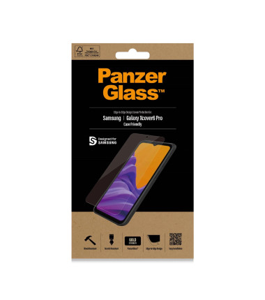 PanzerGlass Screen protector, Samsung, Galaxy Xcover6 Pro, Glass, Transparent, Case Friendly