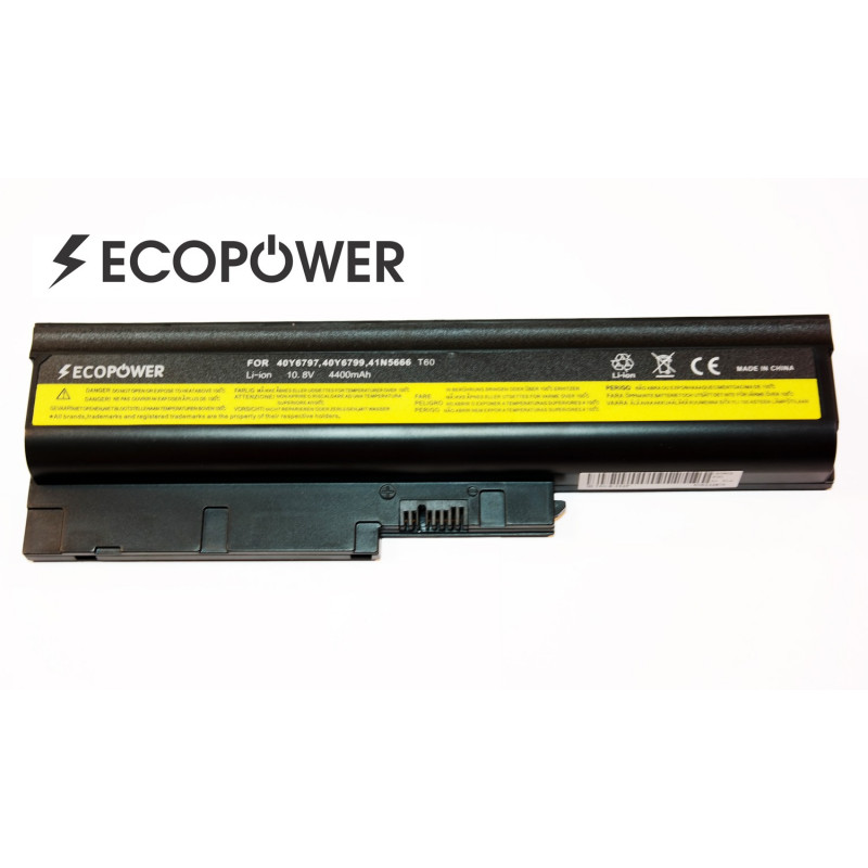 Lenovo battery IBM 42t4513 42t4670 6-cell 4400mAh EcoPower GC