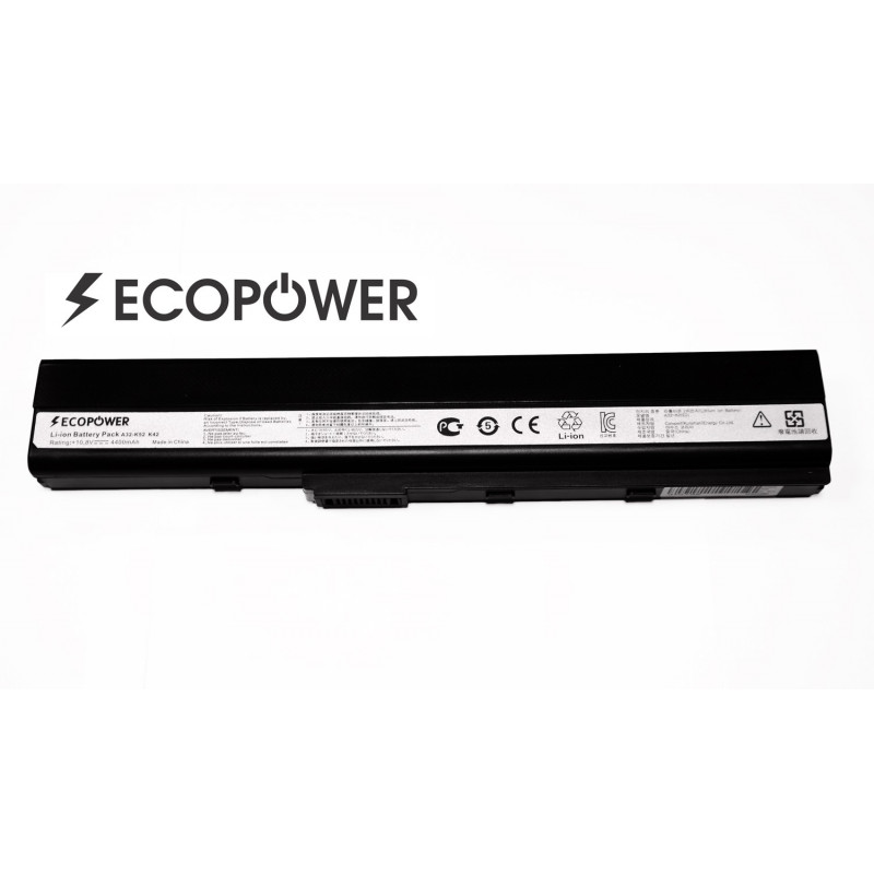 Asus baterija A32-K52 A42-K52 6 celių 4400mah EcoPower GC
