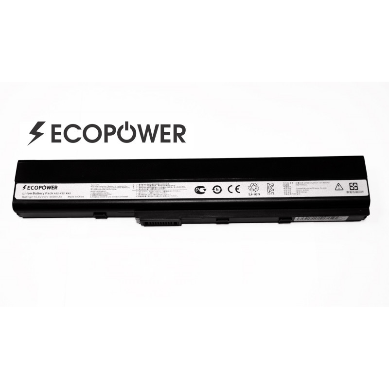 ASUS battery A32-K52 A42-K52 6-cell 4400mAh EcoPower GC