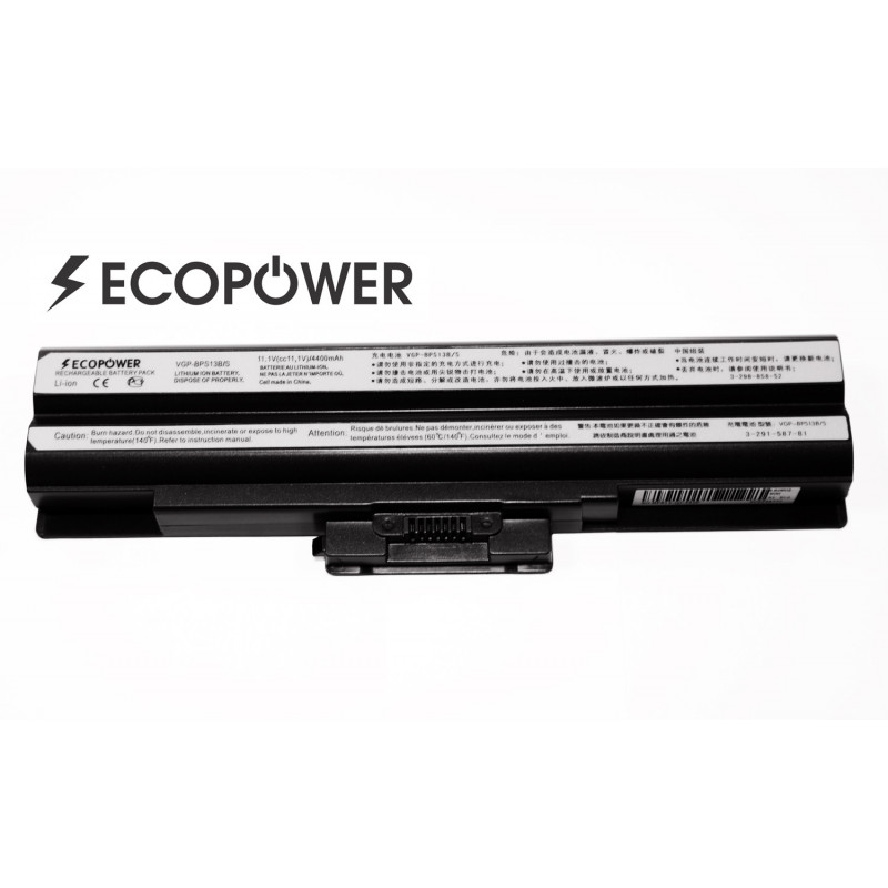Sony VGP-BPS21 VGP-BPS13 VGP-BPS13A EcoPower 6-cell 4400mAh battery