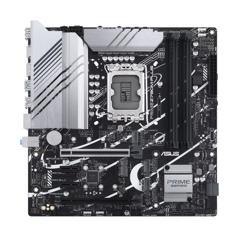 Asus PRIME Z790M-PLUS Processor family Intel, Processor socket  LGA1700, DDR5 DIMM, Memory slots 4, Supported hard disk drive in