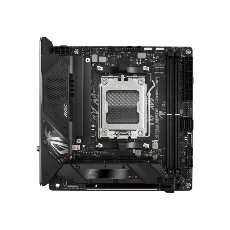 Asus ROG STRIX B650E-I GAMING WIFI Processor family AMD, Processor socket AM5, DDR5 DIMM, Memory slots 2, Supported hard disk dr