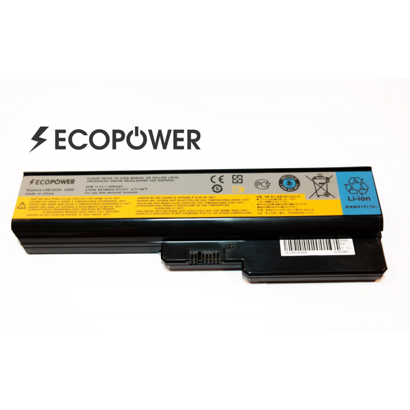 Computer battery Lenovo L06L6Y02 3000 N500 G530 EcoPower 6-cell 4400mAh