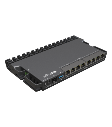 MikroTik RouterBOARD RB5009UPr+S+IN No Wi-Fi, Router Switch, Rack Mountable, 10/100/1000 Mbit/s, Ethernet LAN (RJ-45) ports 7, M