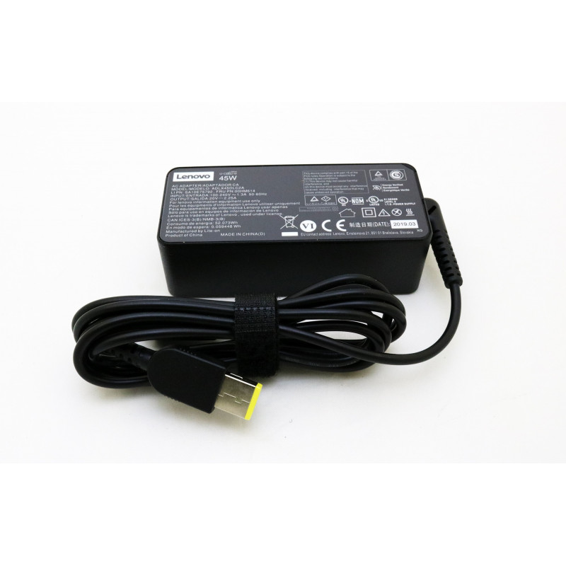 Lenovo genuine charger 20V 2.25A 45W slim tip USED
