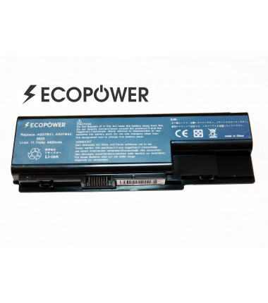 Kompiuterio baterija & akumuliatorius acer AS07B42 EcoPower
