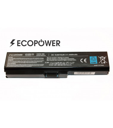 Toshiba PA3817u-1Brs EcoPower 6 celių 4400mah baterija