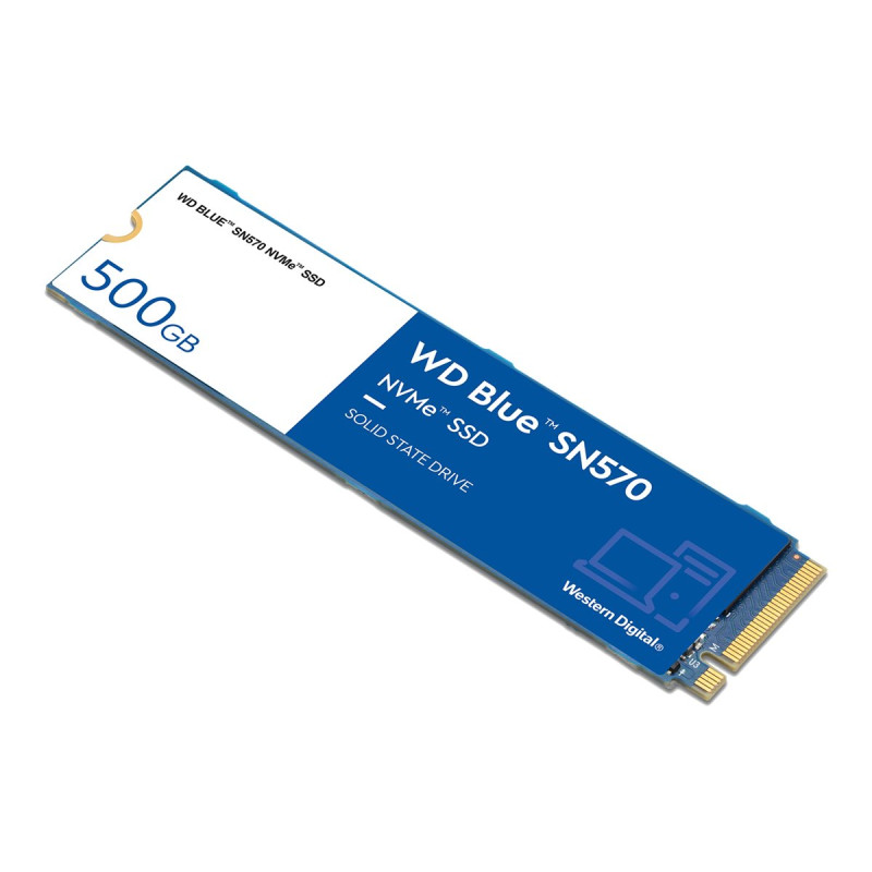 WD Blue SSD SN570 NVMe 500GB M.2 2280 PCIe Gen3 8Gb/s internal single-packed