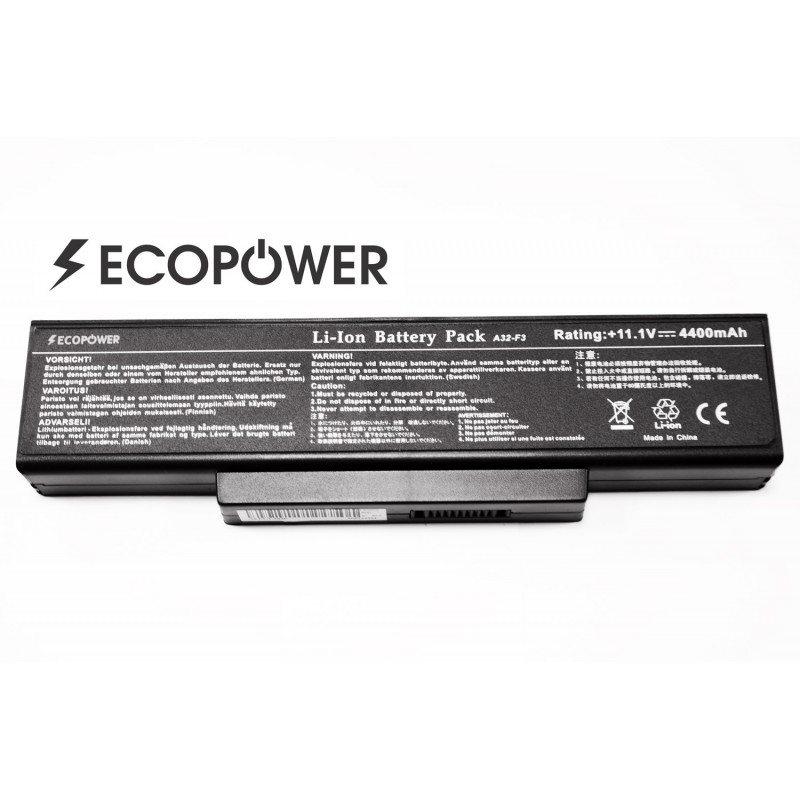 Asus A32-F3 EcoPower 6 celių 4400mah baterija