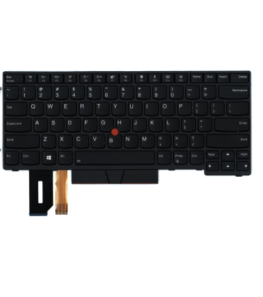 Lenovo ThinkPad T480s T490 L490 L480 US HQ klaviatūra su pašvietimu