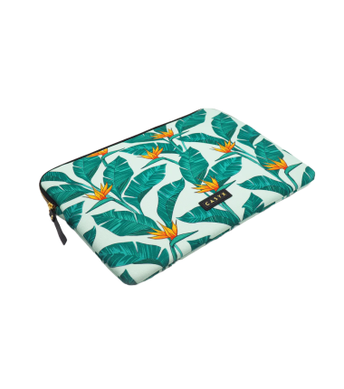 Casyx for MacBook SLVS-000008 Fits up to size 13 ”/14 ", Sleeve, Birds of Paradise, Waterproof