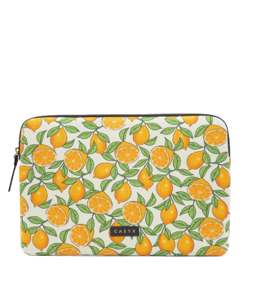 Casyx for MacBook SLVS-000010 Fits up to size 13 ”/14 ", Sleeve, Retro Oranges, Waterproof