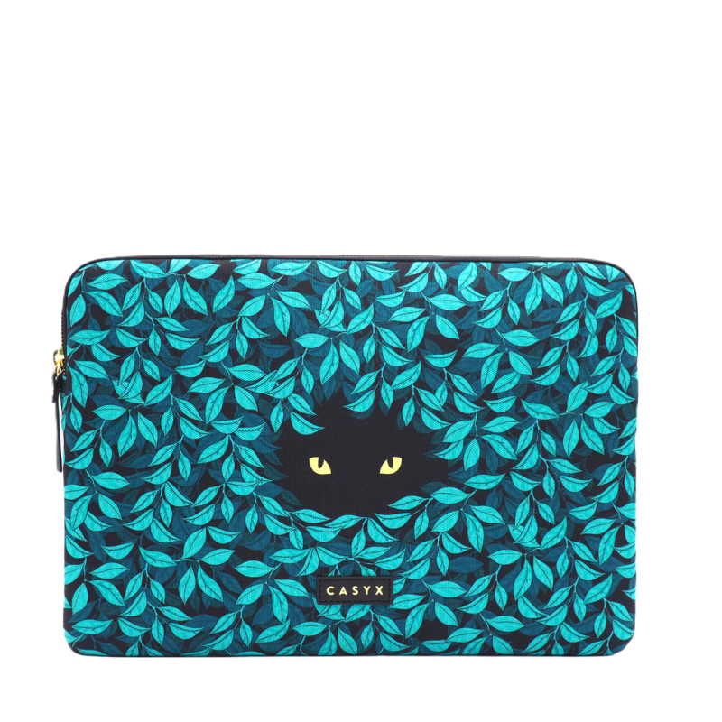 Casyx for MacBook SLVS-000001 Fits up to size 13 ”/14 ", Sleeve, Spying Cat, Waterproof
