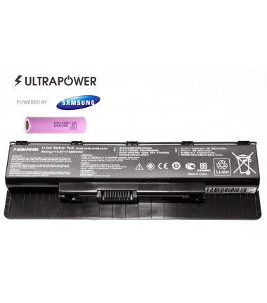 Asus A32-n56 N46 N56 N76 UltraPower 6 celių 5200mah baterija