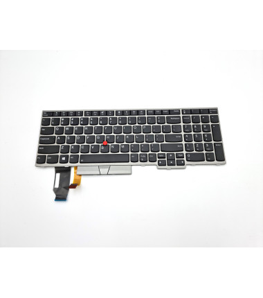 Lenovo ThinkPad P53 L590 T590 US HQ keyboard backlit grey
