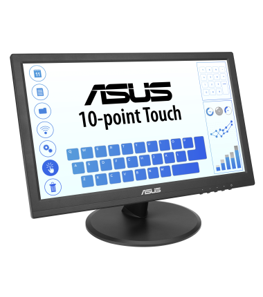 ASUS VT168HR 15.6" WLED/TN, 16:9, 1366x768, 220cd/㎡, 5ms/DP, HDMI, USB/Black