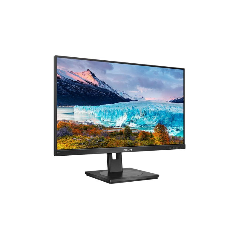 Philips LCD Monitor 272S1AE/00 27 ", FHD, 1920 x 1080 pixels, IPS, 16:9, Black, 4 ms, 250 cd/m², Headphone out, 75 Hz, W-LED sys