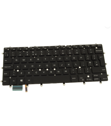 DELL Inspiron 7547 7548 XPS 9343 9350 9360 originali UK klaviatūrą su pašvietimu 7DTJ4 07DTJ4