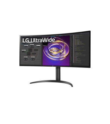 LG Curved Monitor  34WP85CP-B 34 ", IPS, QHD, 3440 x 1440, 21:9, 5 ms, 300 cd/m², Black, 60 Hz, HDMI ports quantity 2