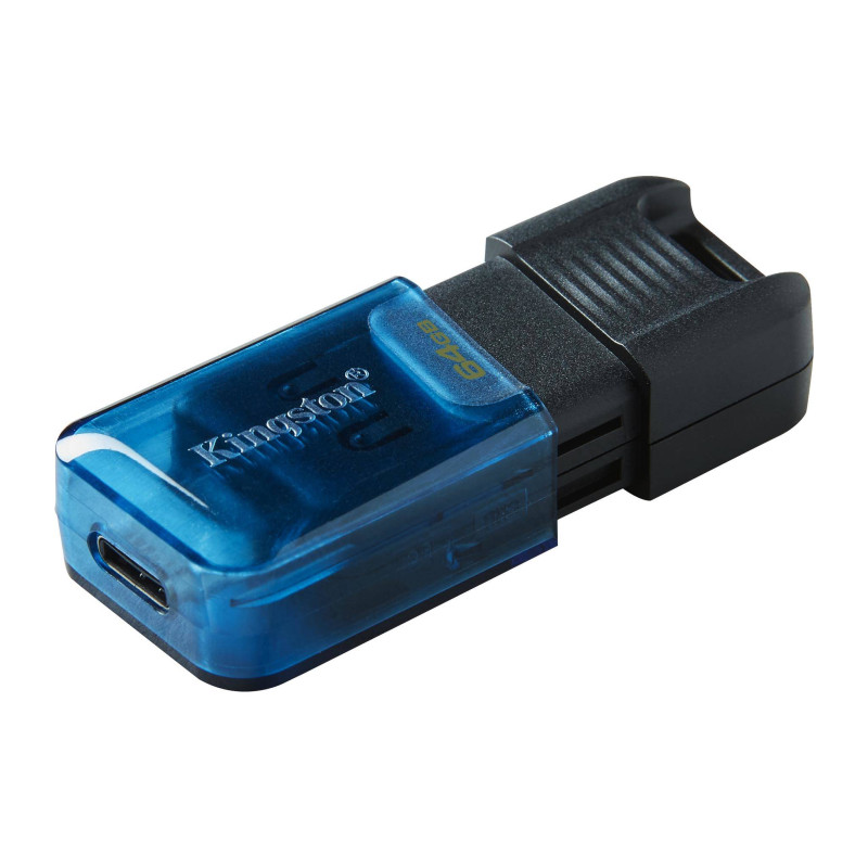 Kingston DataTraveler  80 M 64 GB, USB-C, Black
