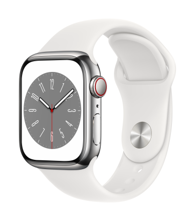 Apple Watch Series 8 GPS + Cellular MNJ53EL/A 41mm, Retina LTPO OLED, Touchscreen, Heart rate monitor, Waterproof, Bluetooth, Wi