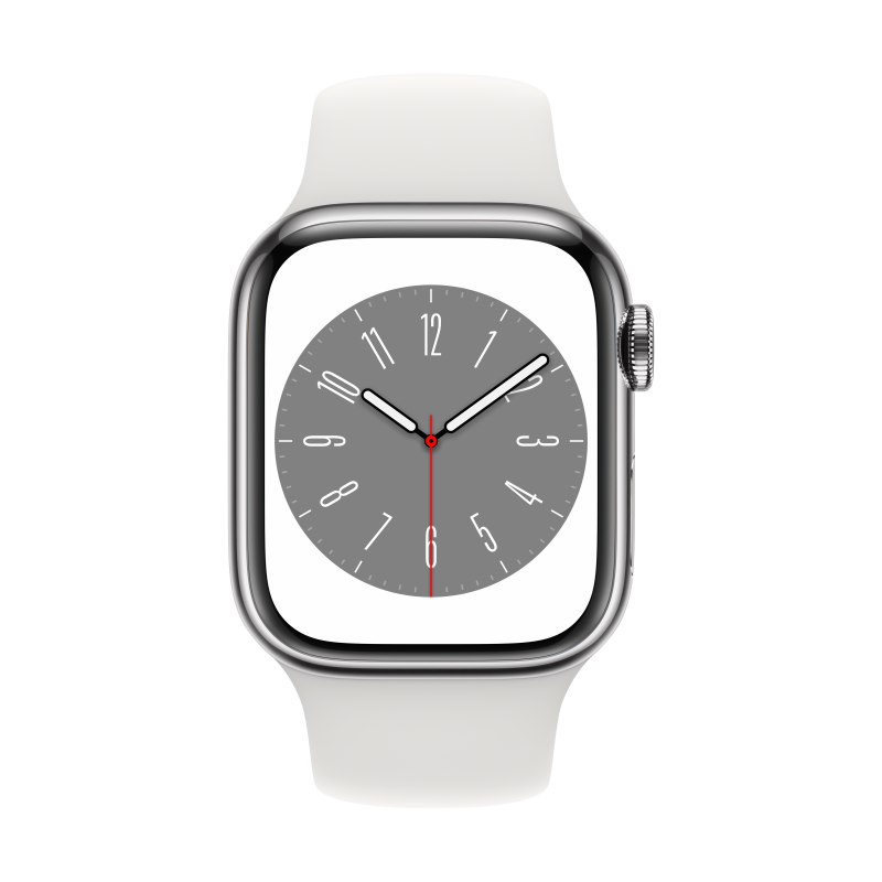 Apple Watch Series 8 GPS + Cellular MNJ53EL/A 41mm, Retina LTPO OLED, Touchscreen, Heart rate monitor, Waterproof, Bluetooth, Wi