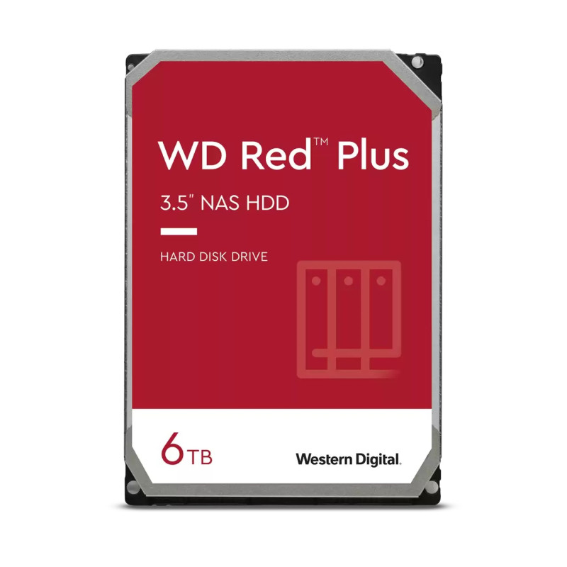 Western Digital NAS Hard Drive WD60EFPX  5400 RPM, 6000 GB, 256 MB