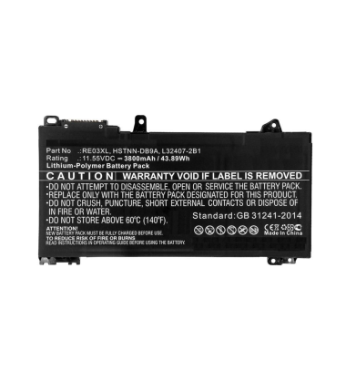 HP battery RE03XL RE03045XL L32407-2C1 L32656-002 L32656-005 ProBook CP GC