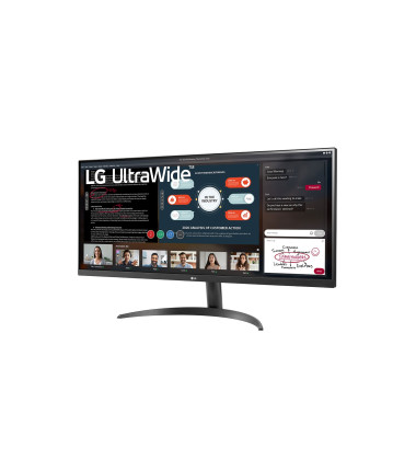 LG Monitor 34WP500-B.BEU 34 ", IPS, UW FHD, 2560 x 1080, 21:9, 5 ms, 250 cd/m², HDMI ports quantity 2, 75 Hz
