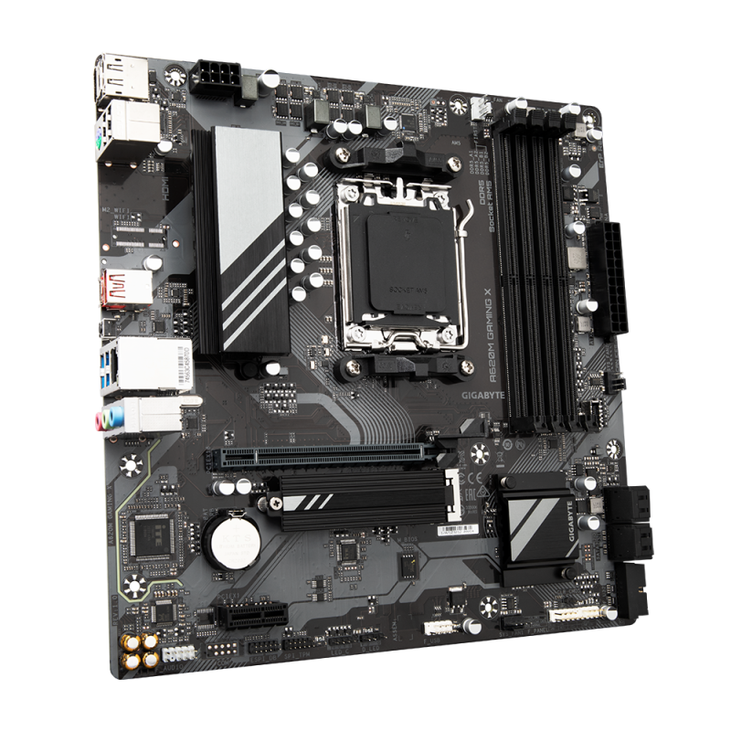 Gigabyte 	A620M GAMING XG10 Processor family AMD, Processor socket AM5, DDR5 DIMM, Memory slots 4, Supported hard disk drive int