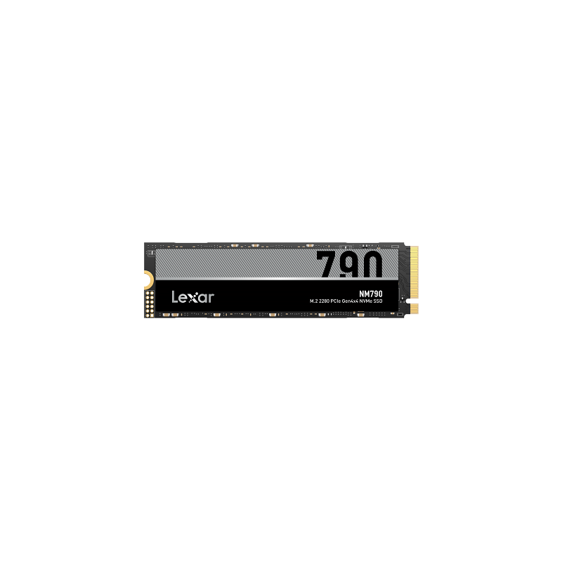 Lexar SSD  NM790 512 GB, SSD form factor M.2 2280, SSD interface M.2 NVMe, Write speed 4400 MB/s, Read speed 7200 MB/s