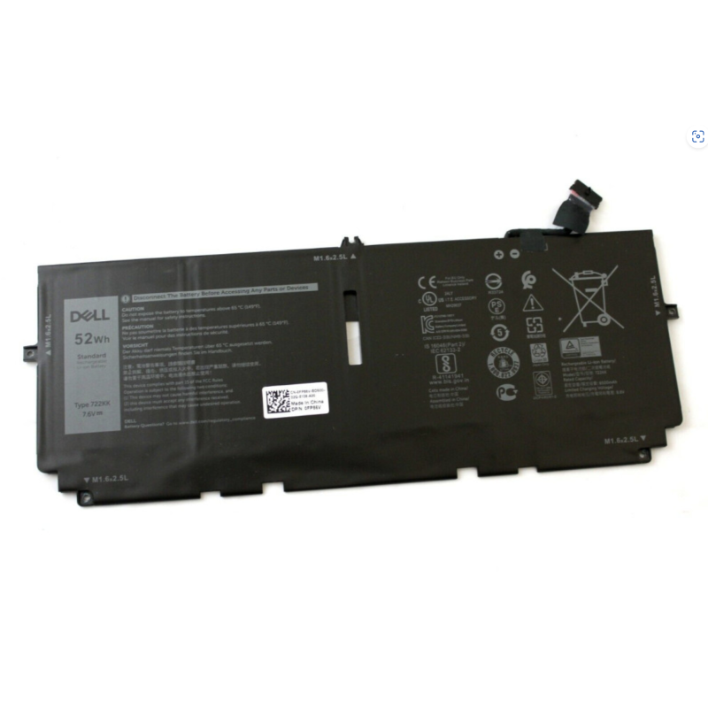 Dell genuine battery FP86V XPS 13 9300 9310 P117G P117G001 P117G002 52Wh