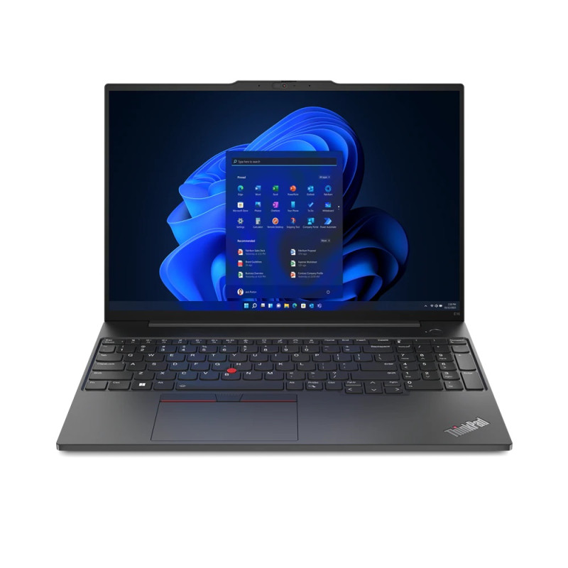 Lenovo ThinkPad   E16 (Gen 1) Black, 16 ", IPS, WUXGA, 1920 x 1200, Anti-glare, AMD Ryzen 7, 7730U, 16 GB, DDR4-3200, SSD 512 GB